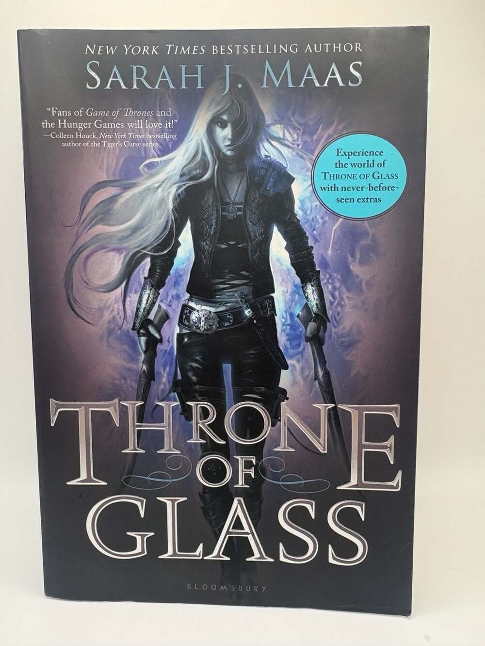 SIGNED Throne of Glass by Sarah J. Maas Paperback Orginal Cover